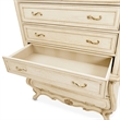 Platine de Royale 6-Drawer Wood Chest - Champagne Ivory