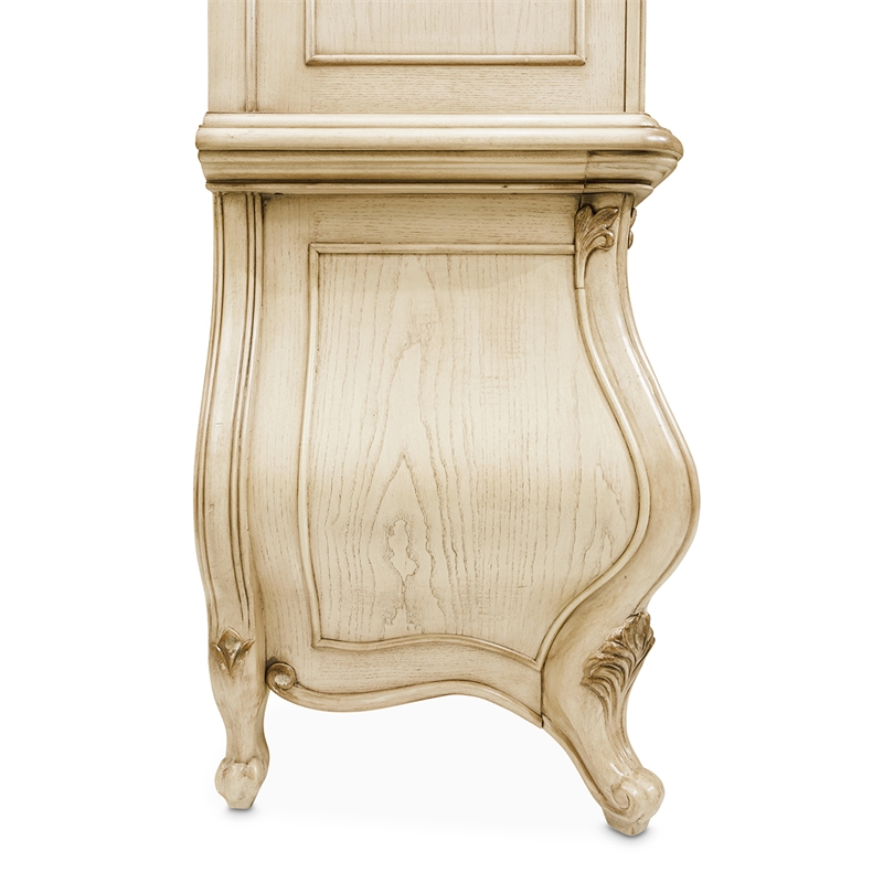 Platine de Royale 6-Drawer Wood Chest - Champagne Ivory