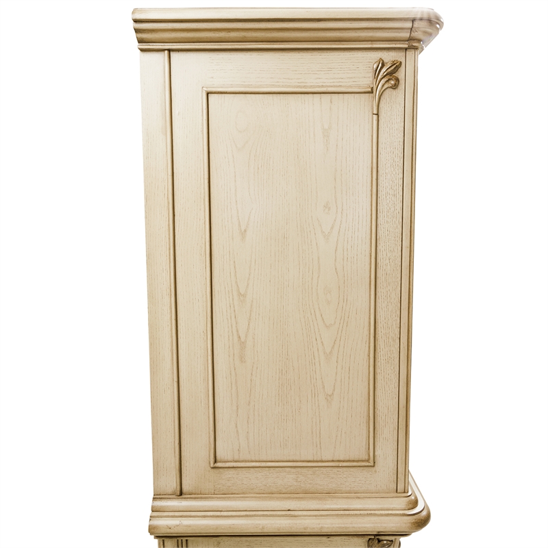 Platine de Royale 6-Drawer Wood Chest - Champagne Ivory