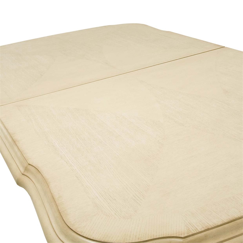 Platine de Royale Rectangular Wood Dining Table - Champagne Ivory