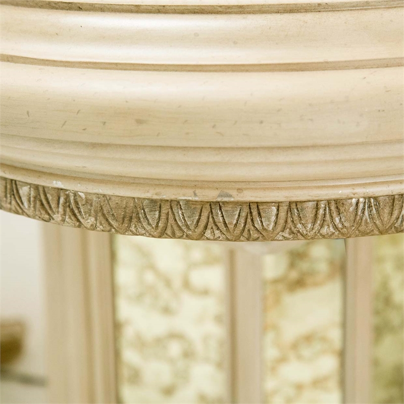 Platine de Royale Rectangular Wood Dining Table - Champagne Ivory
