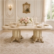 Platine de Royale Rectangular Wood Dining Table - Champagne Ivory
