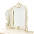 Platine de Royale Wood Vanity and Mirror Set - Champagne