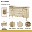 Platine de Royale Marble and Wood Sideboard - Champagne Ivory