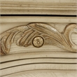 Michael Amini Platine de Royale Marble and Wood Nightstand - Champagne Ivory