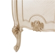 Platine de Royale Velvet Accent Bench - Champagne Ivory