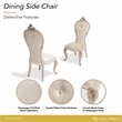 Platine de Royale Velvet Dining Side Chair - Set of 2 - Champagne
