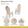 Platine de Royale Velvet Dining Chair - Set of 2 - Champagne Ivory