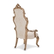 Michael Amini Platine de Royale Velvet Desk Chair - Champagne Ivory