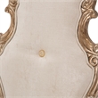 Michael Amini Platine de Royale Velvet Desk Chair - Champagne Ivory