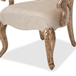 Michael Amini Platine de Royale Velvet Desk Chair - Champagne Ivory