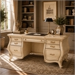 Platine de Royale Wood Desk - Champagne Ivory