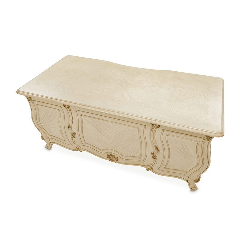 Platine de Royale Wood Desk - Champagne Ivory