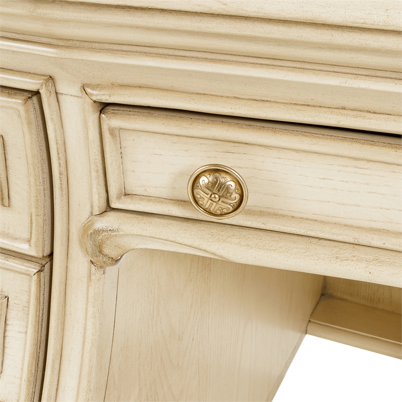 Platine de Royale Wood Desk - Champagne Ivory