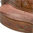 Michael Amini Villa Valencia Wood Gentleman's Chest - Classic Chestnut