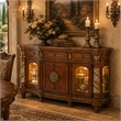Michael Amini Villa Valencia Wood Sideboard - Classic Chestnut