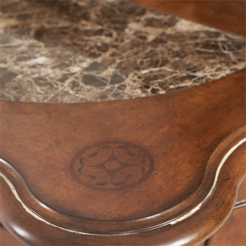 Michael Amini Villa Valencia Wood Bachelor's Chest - Classic Chestnut