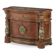 Michael Amini Villa Valencia Wood Bachelor's Chest - Classic Chestnut
