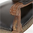 Michael Amini Villa Valencia Wood Dining Arm Chair - Set of 2 - Classic Chestnut