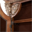 Michael Amini Villa Valencia Wood Floor Mirror with Storage - Classic Chestnut