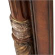 Michael Amini Villa Valencia Wood Floor Mirror with Storage - Classic Chestnut