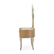 Villa Cherie 3-Drawer Vanity with Mirror - Caramel