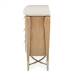 Villa Cherie 6-Drawer Wood & Marble Dresser - Caramel