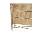 Villa Cherie 6-Drawer Wood & Marble Dresser - Caramel