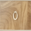 Villa Cherie 6-Drawer Wood & Marble Dresser - Caramel