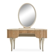 Villa Cherie Vanity Set with Mirror & Chair - Caramel