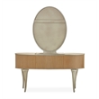 Villa Cherie Vanity Set with Mirror & Chair - Caramel