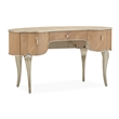 Villa Cherie 3-Drawer Vanity Desk - Caramel