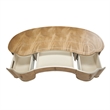 Villa Cherie 3-Drawer Vanity Desk - Caramel