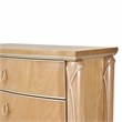Villa Cherie 5-Drawer Wood Highboy Chest - Caramel