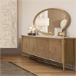 Villa Cherie Oval Wall Mirror - Chardonnay Gold