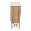 Michael Amini Villa Cherie Wood & Marble Sideboard - Caramel