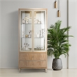 Michael Amini Villa Cherie Display Cabinet - Caramel