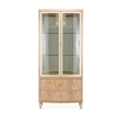 Michael Amini Villa Cherie Display Cabinet - Caramel