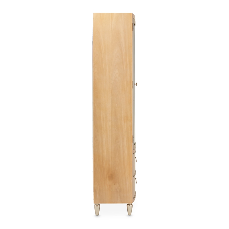 Michael Amini Villa Cherie Display Cabinet - Caramel