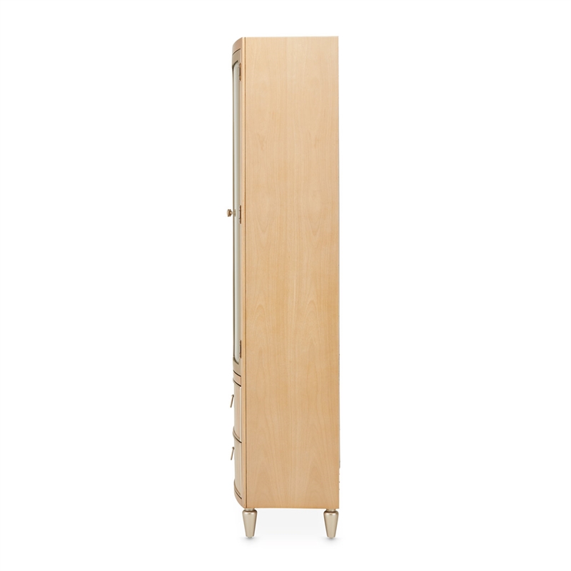 Michael Amini Villa Cherie Display Cabinet - Caramel