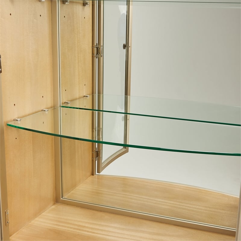 Michael Amini Villa Cherie Display Cabinet - Caramel