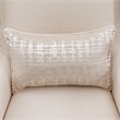 Michael Amini Villa Cherie Accent Chair - Pearl Fabric/Caramel