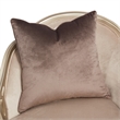 Villa Cherie Velvet Chaise in Porcini/Chardonnay Brown