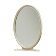 Villa Cherie Wood Vanity Set with Mirror & Chair in Hazelnut Brown