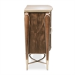 Michael Amini Villa Cherie Wood & Marble Sideboard in Hazelnut Brown