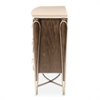 Villa Cherie Wood & Marble Dresser in Hazelnut Brown