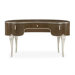 Michael Amini Villa Cherie Transitional Wood Vanity in Hazelnut Brown