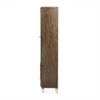 Michael Amini Vill Cherie Wood Display Cabinet in Hazelnut Brown