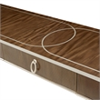 Michael Amini Villa Cherie Wood Console Table in Hazelnut Brown
