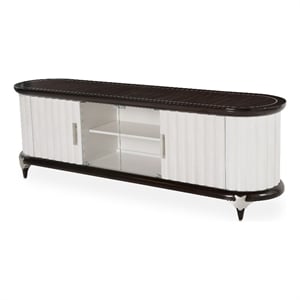 Michael Amini Paris Chic 80&quotW Media Wood Cabinet in Espresso
